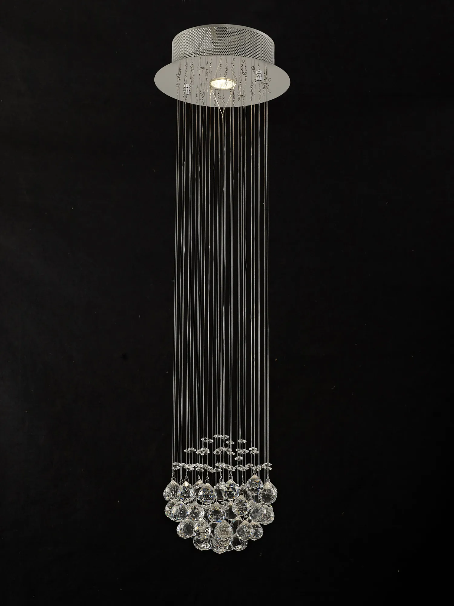 IL31371  Colorado Crystal Pendant 1 Light